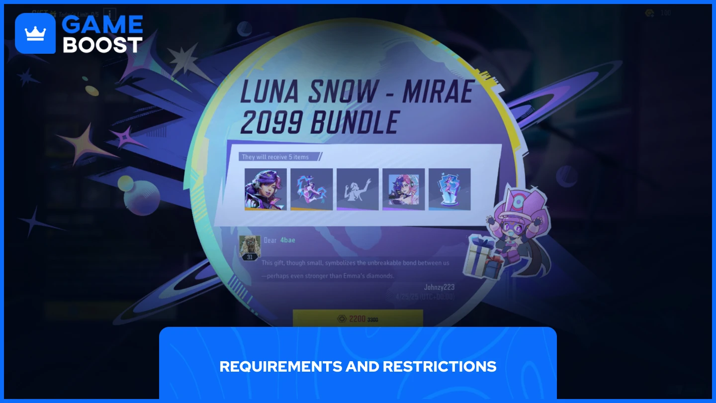 a picture of a confirmation message before sending a gift in marvel rivals