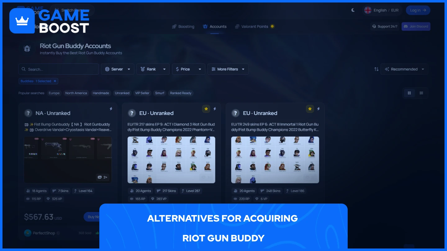 a picture of riot gun buddy gameboost product page