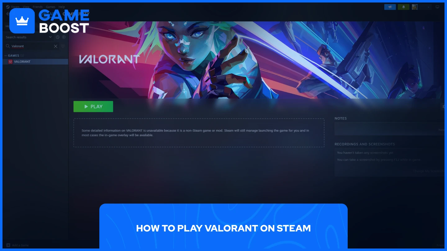 a picture of valorant on steam