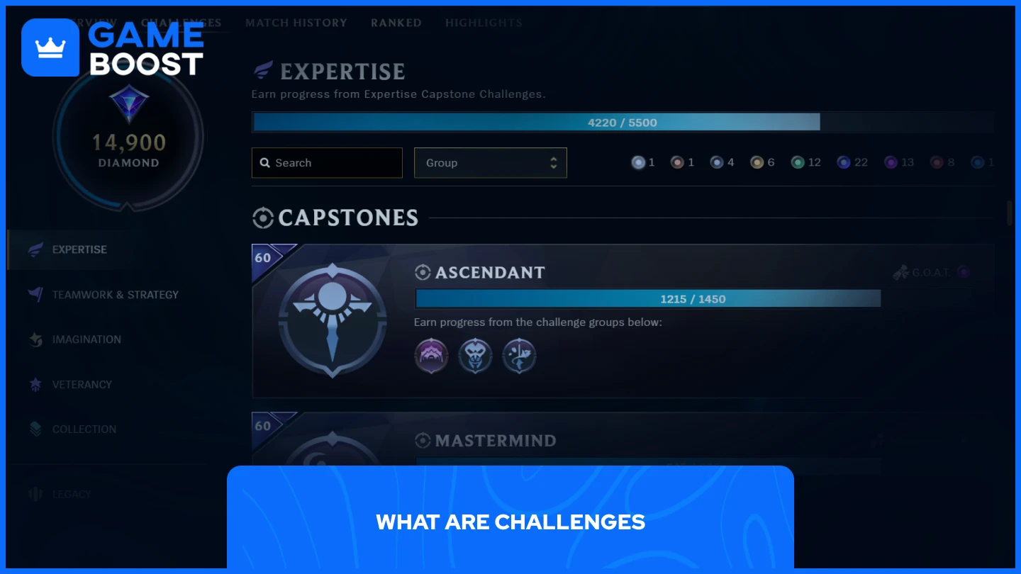 a picture of league of legends challenges