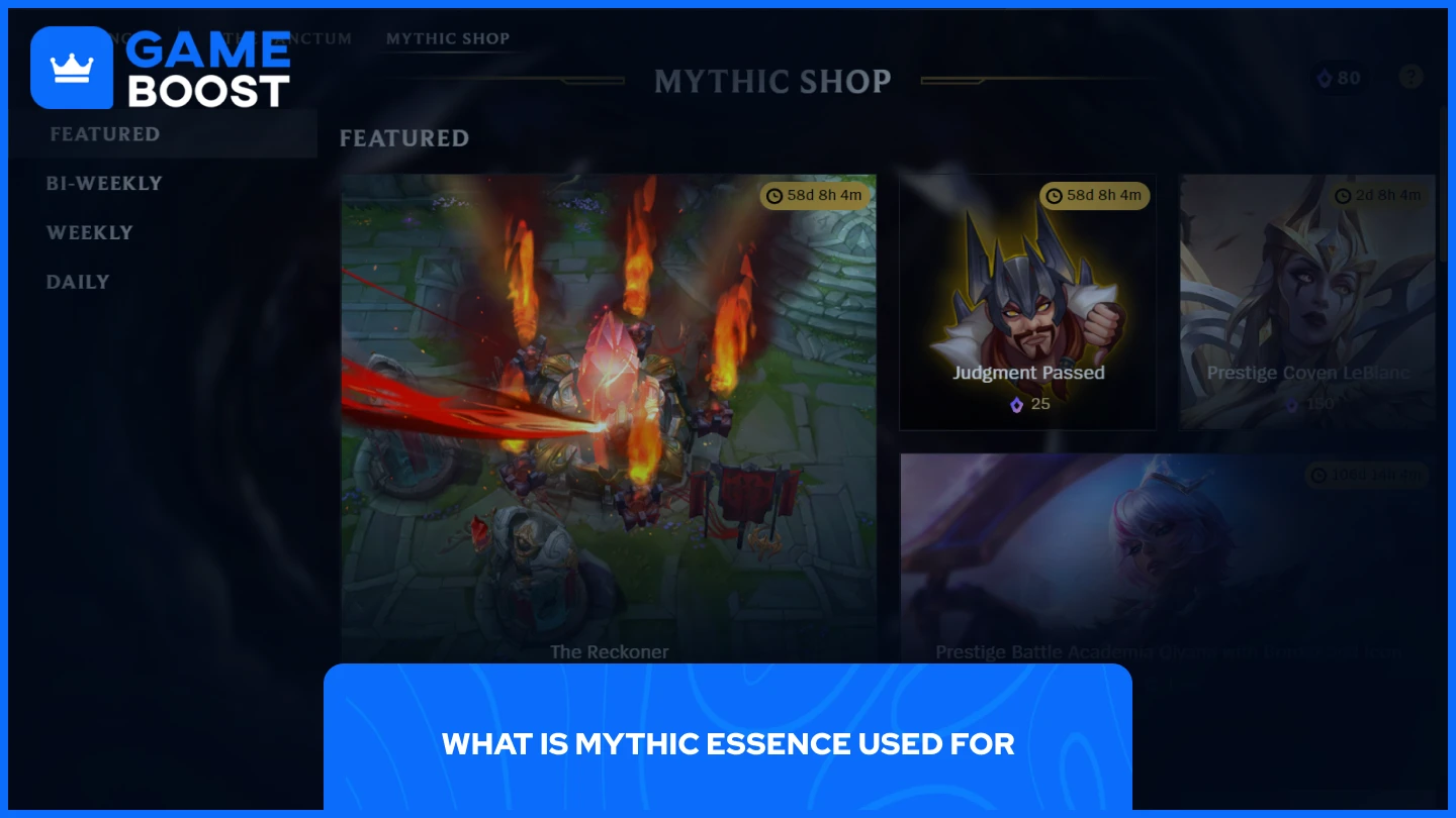 slika nove mythic trgovine u League of Legends