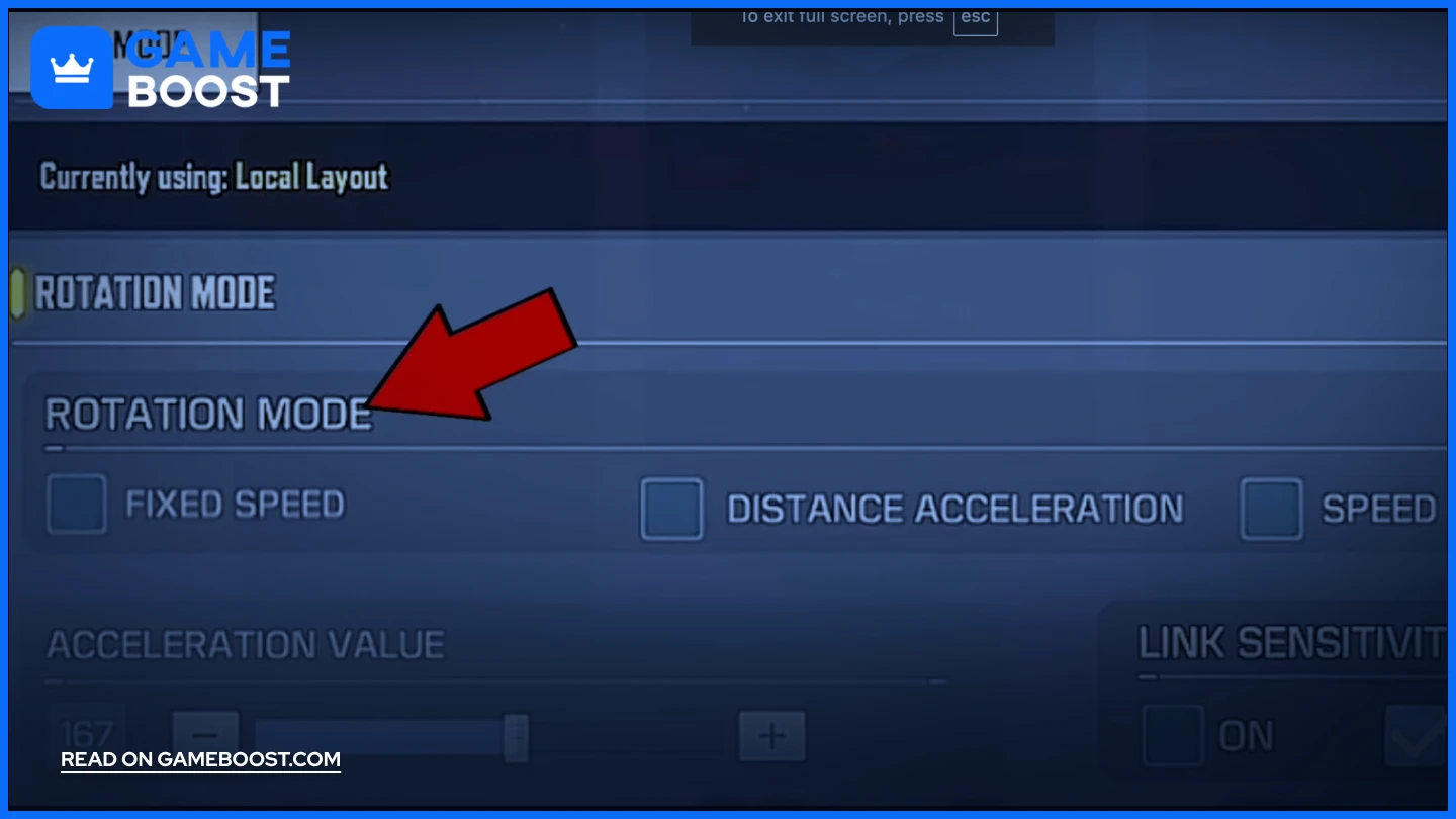 rotation mode cod