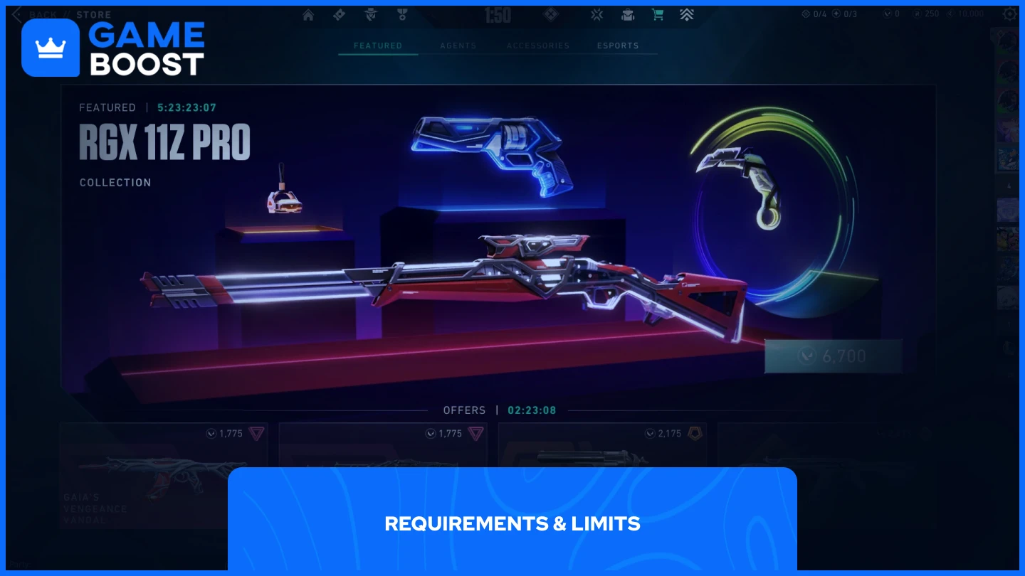 a picture of valorant's in-game shop
