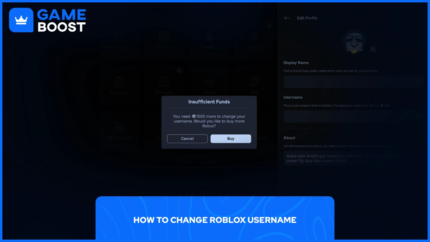 Roblox中资金不足提示的图片