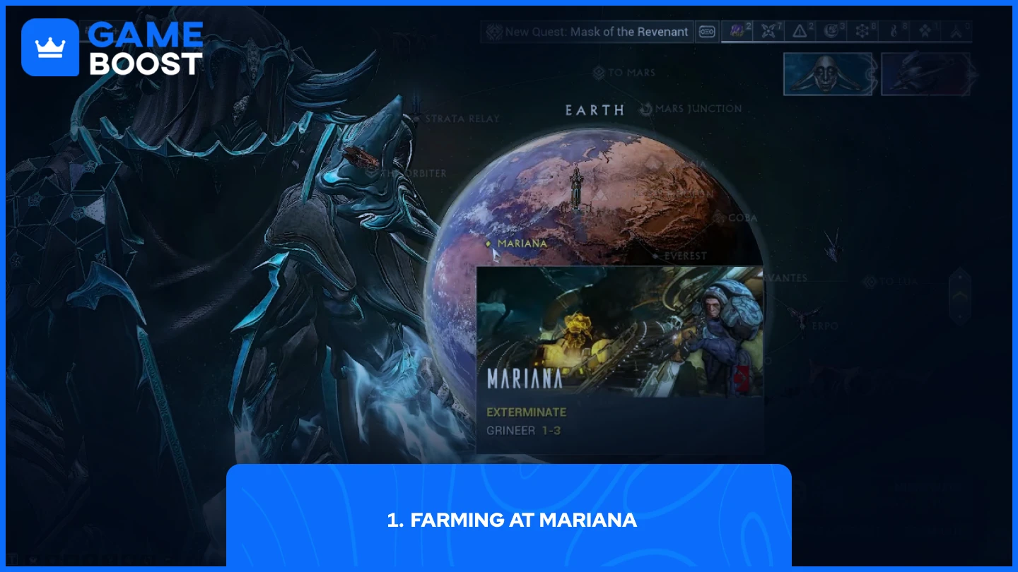 uma imagem de mariana na terra