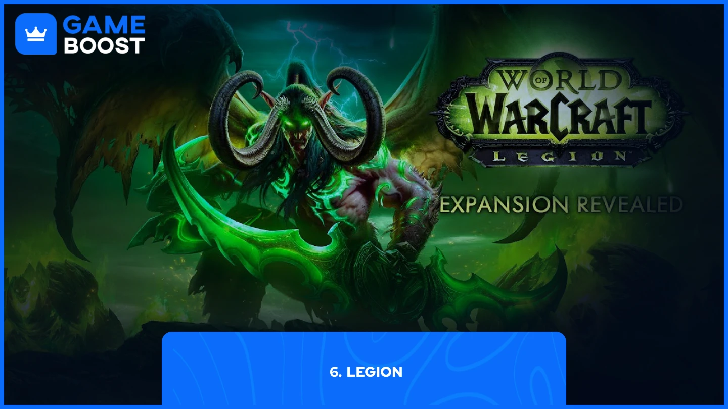 wow Legion expansion