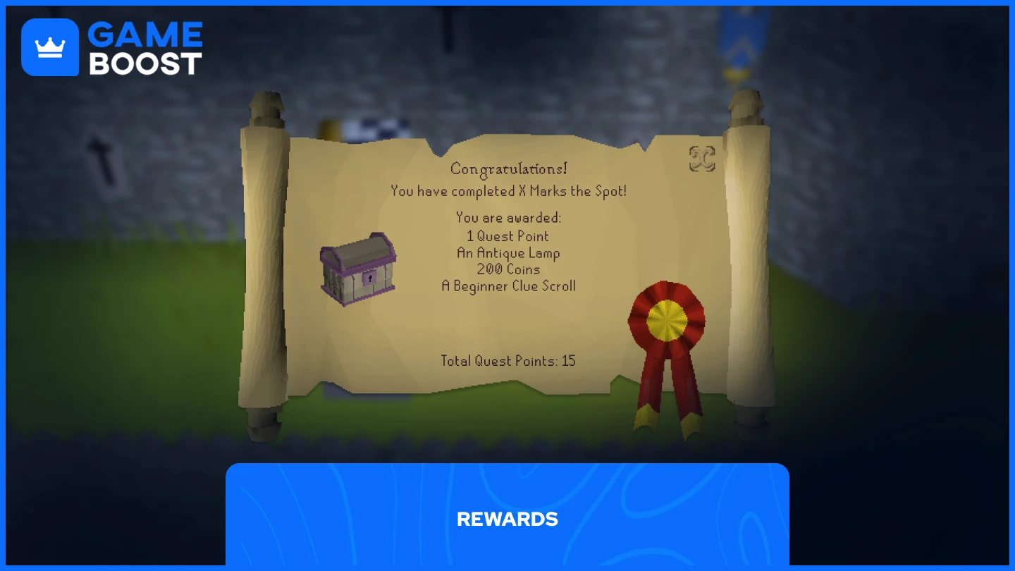 a picture of X marks the spot rewards
