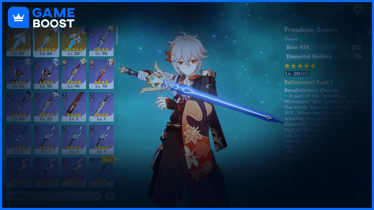 genshin impact freedom sworn