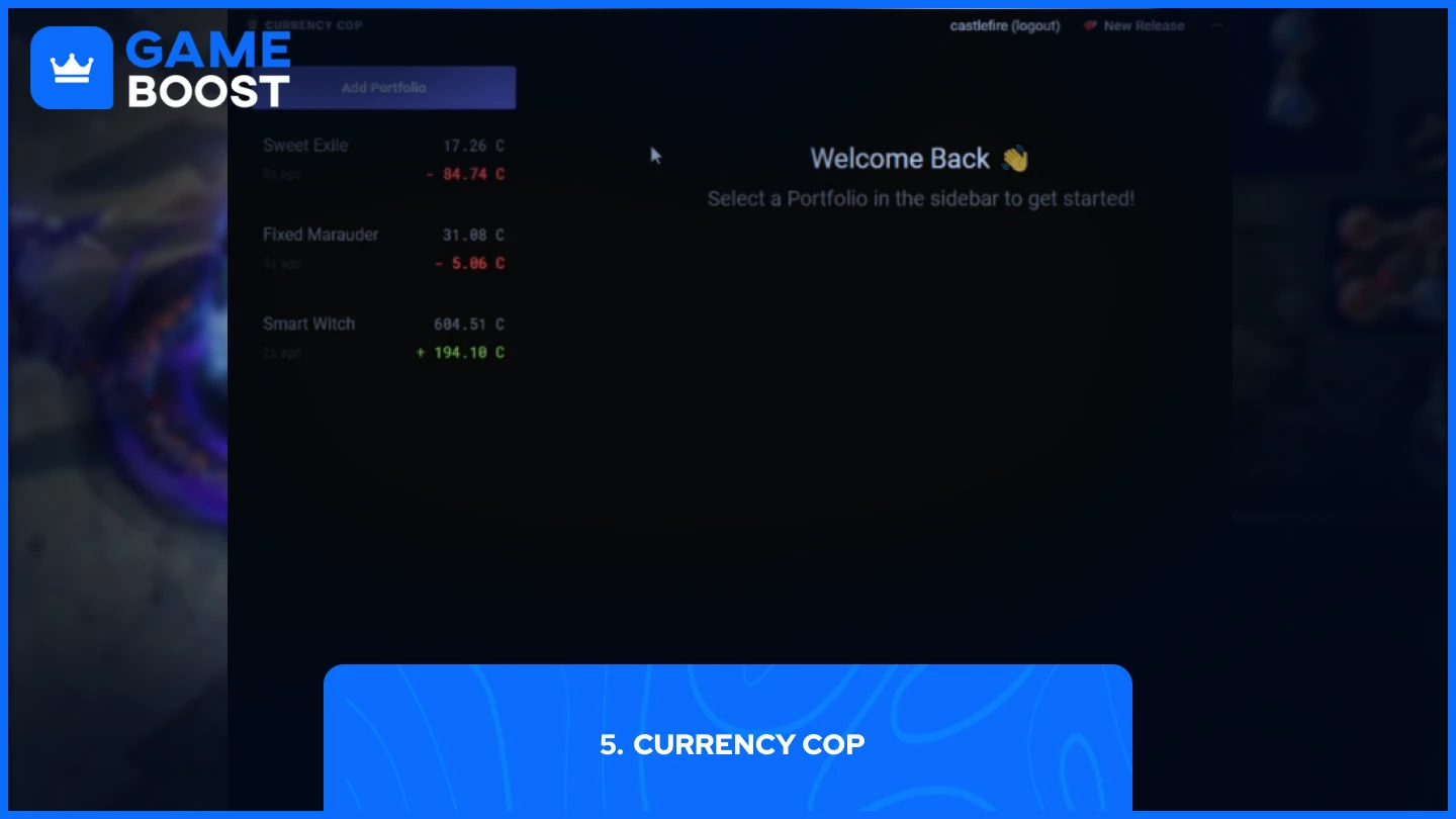 isang larawan na nagpapakita ng currency cup sa poe