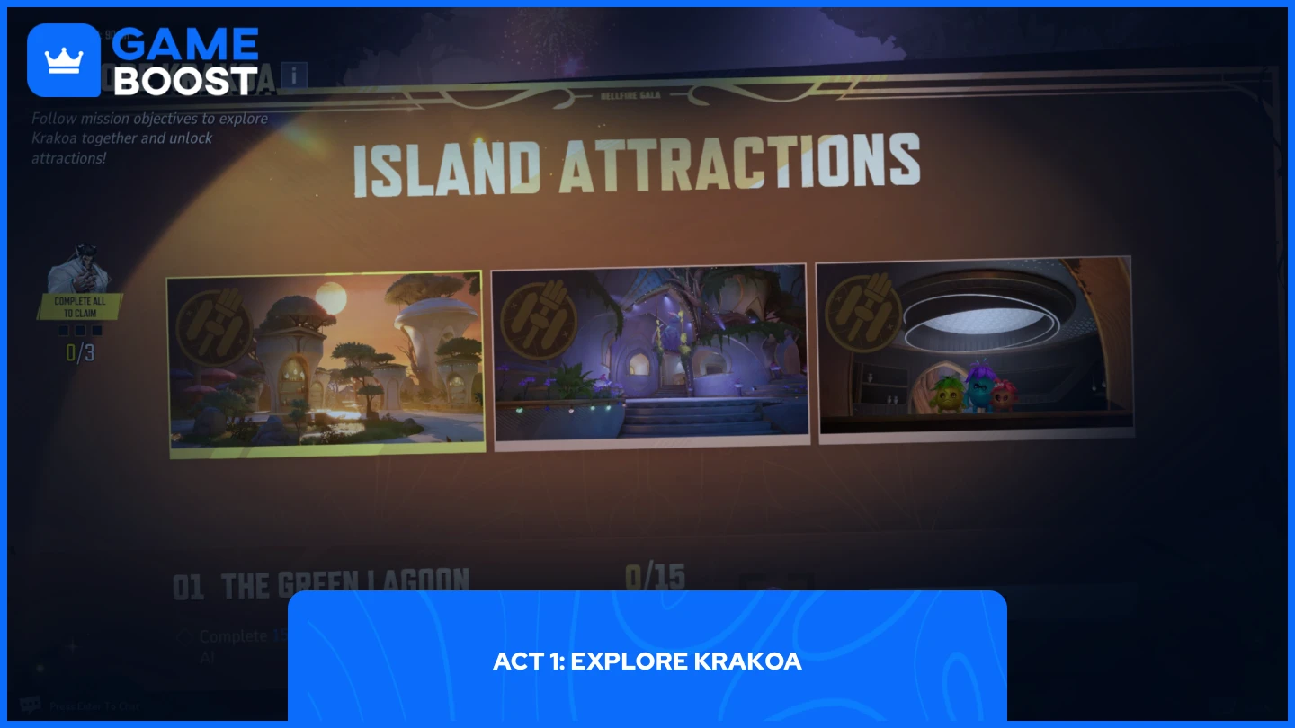 a picture of act 1 - Explore Krakoa challenges in marvel rivals