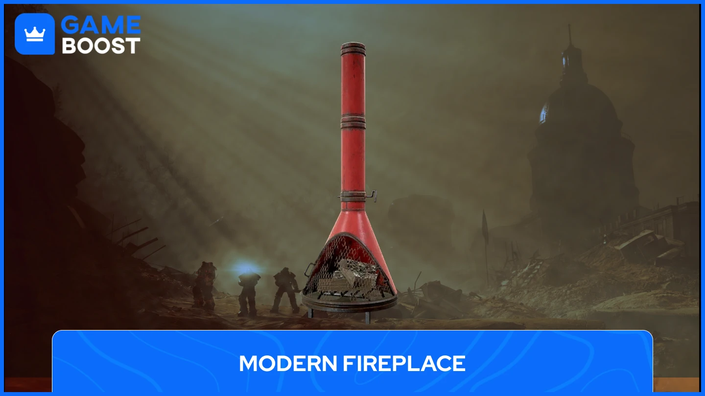 fallout 76 modern fireplace 