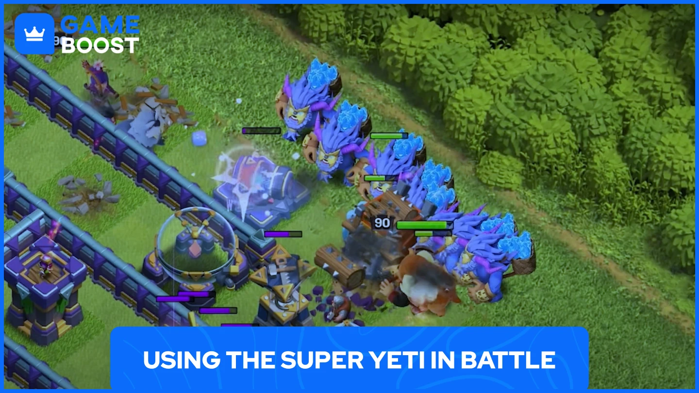 super yeti battle coc