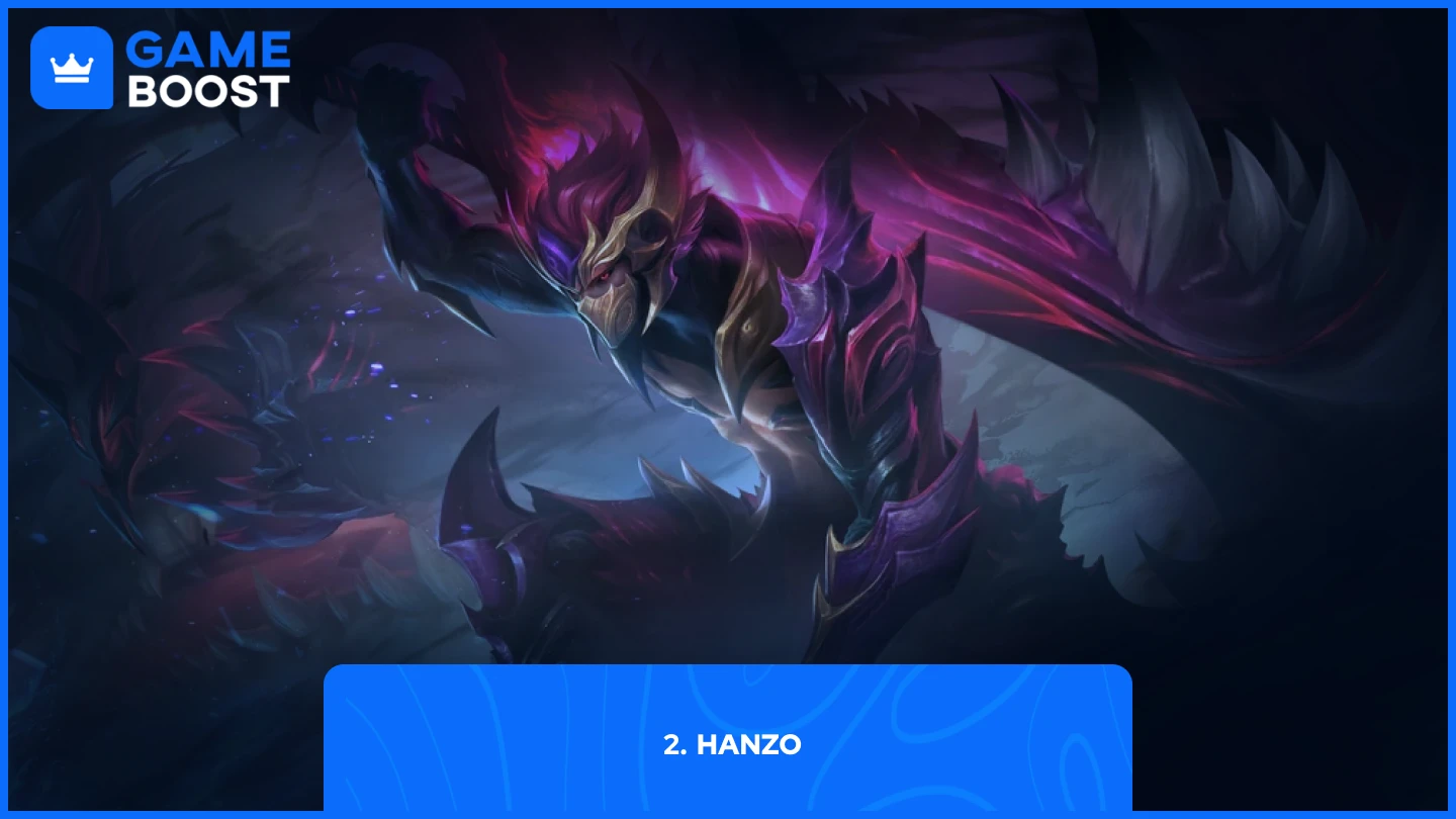Hanzo Mobile Legends splash art 