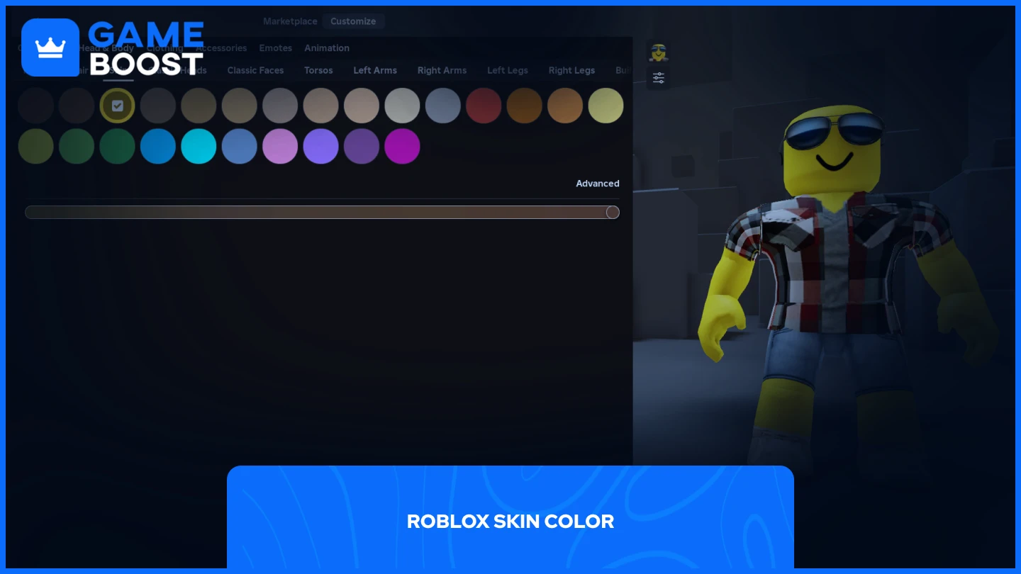 customizacja koloru skóry w roblox