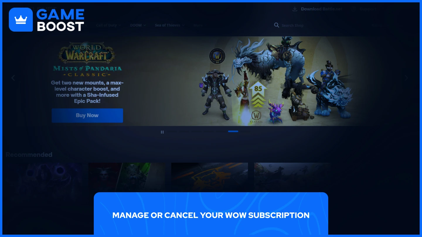 изображение главной страницы battle.net
