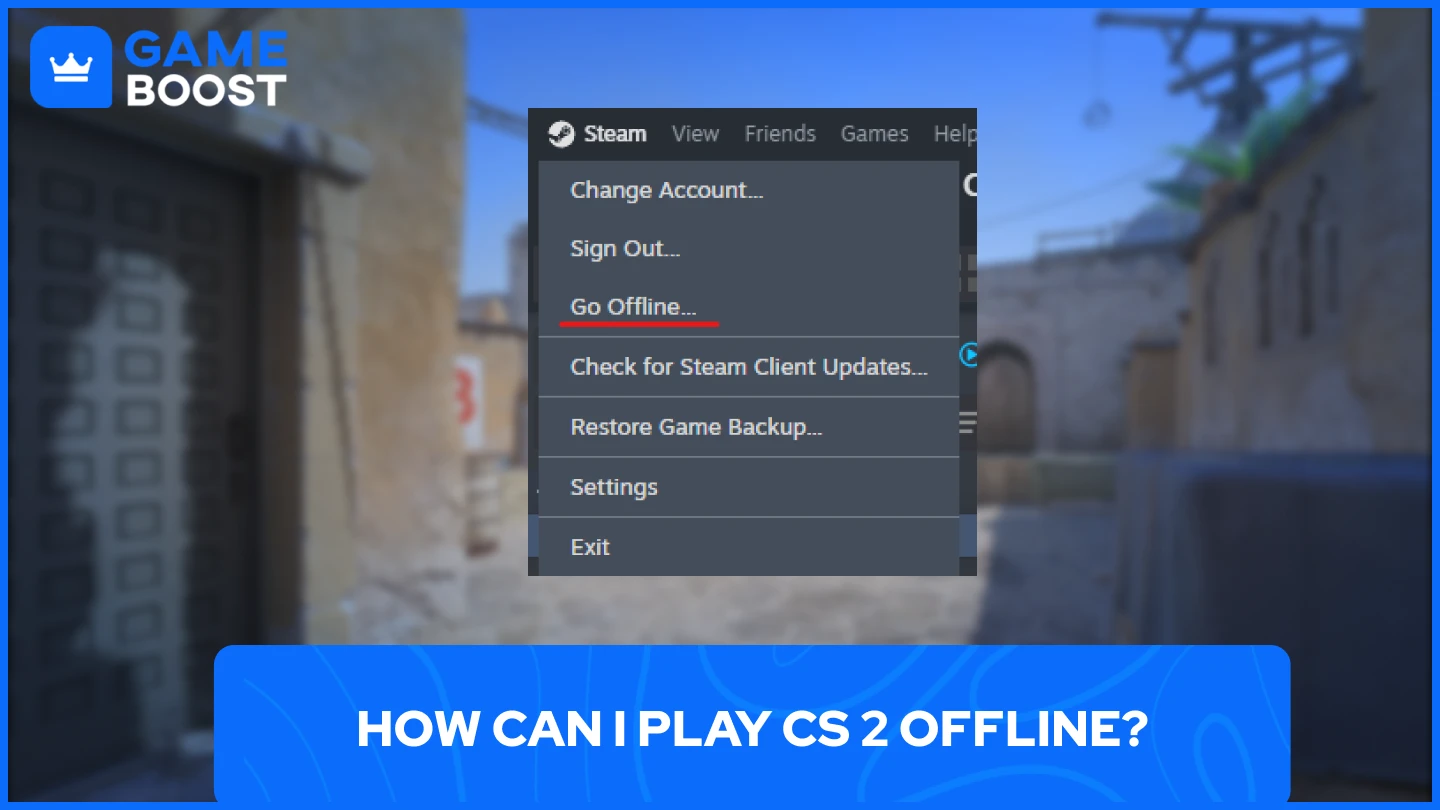 Hur kan jag spela CS 2 offline?