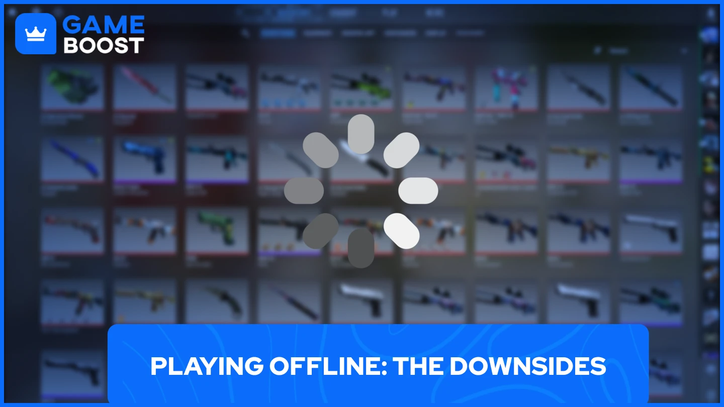 nackdelar med att spela offline