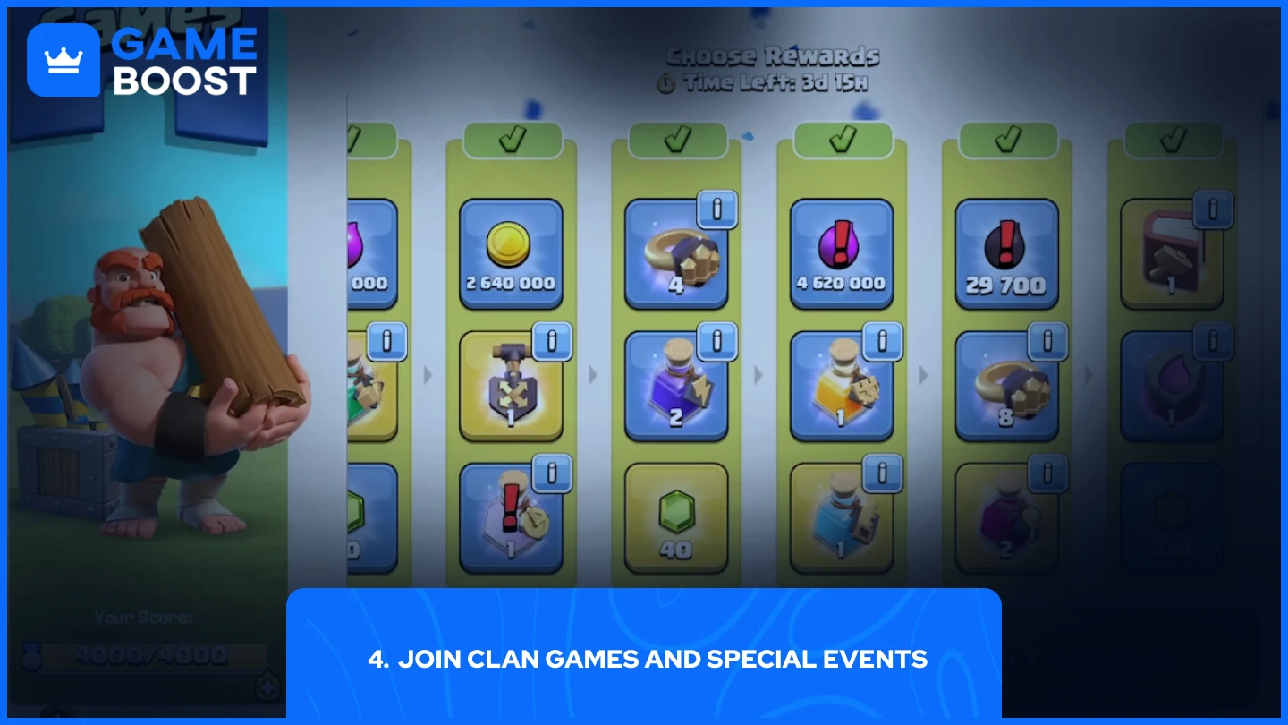 a picture of clan games rewards