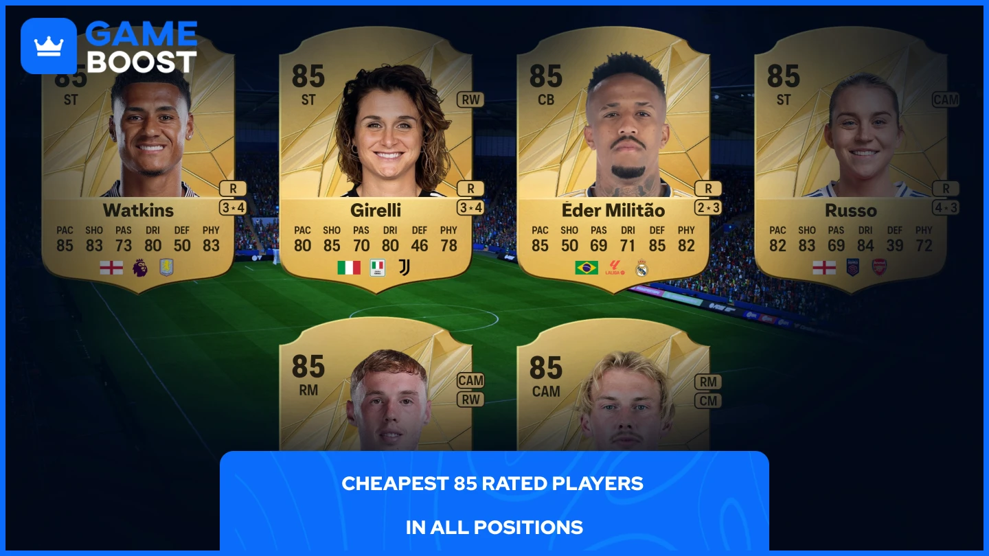 een afbeelding van meerdere 85-gewaardeerde karakters in FC 25