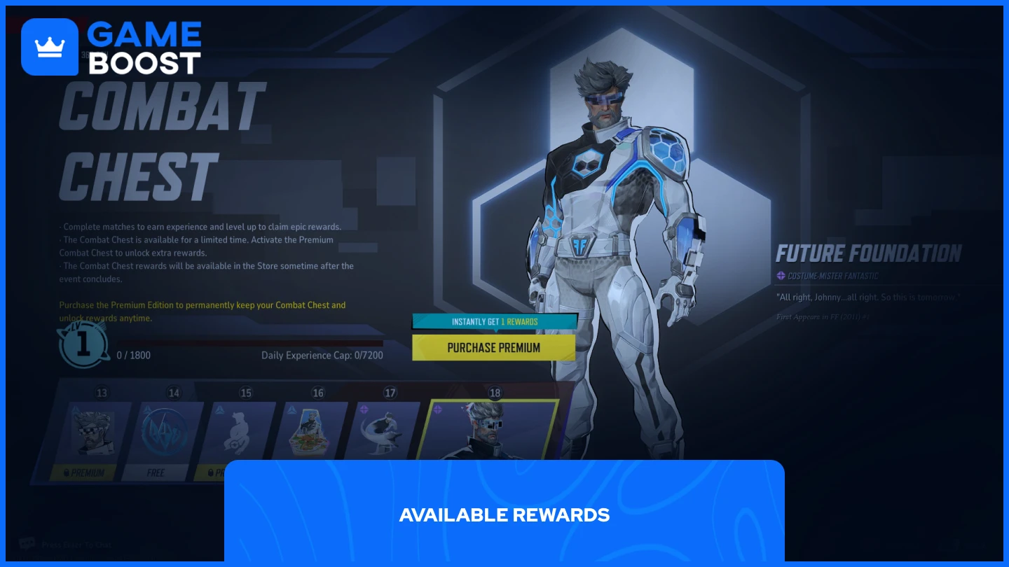 marvel rivals Mister Fantastic Future Foundation free skin
