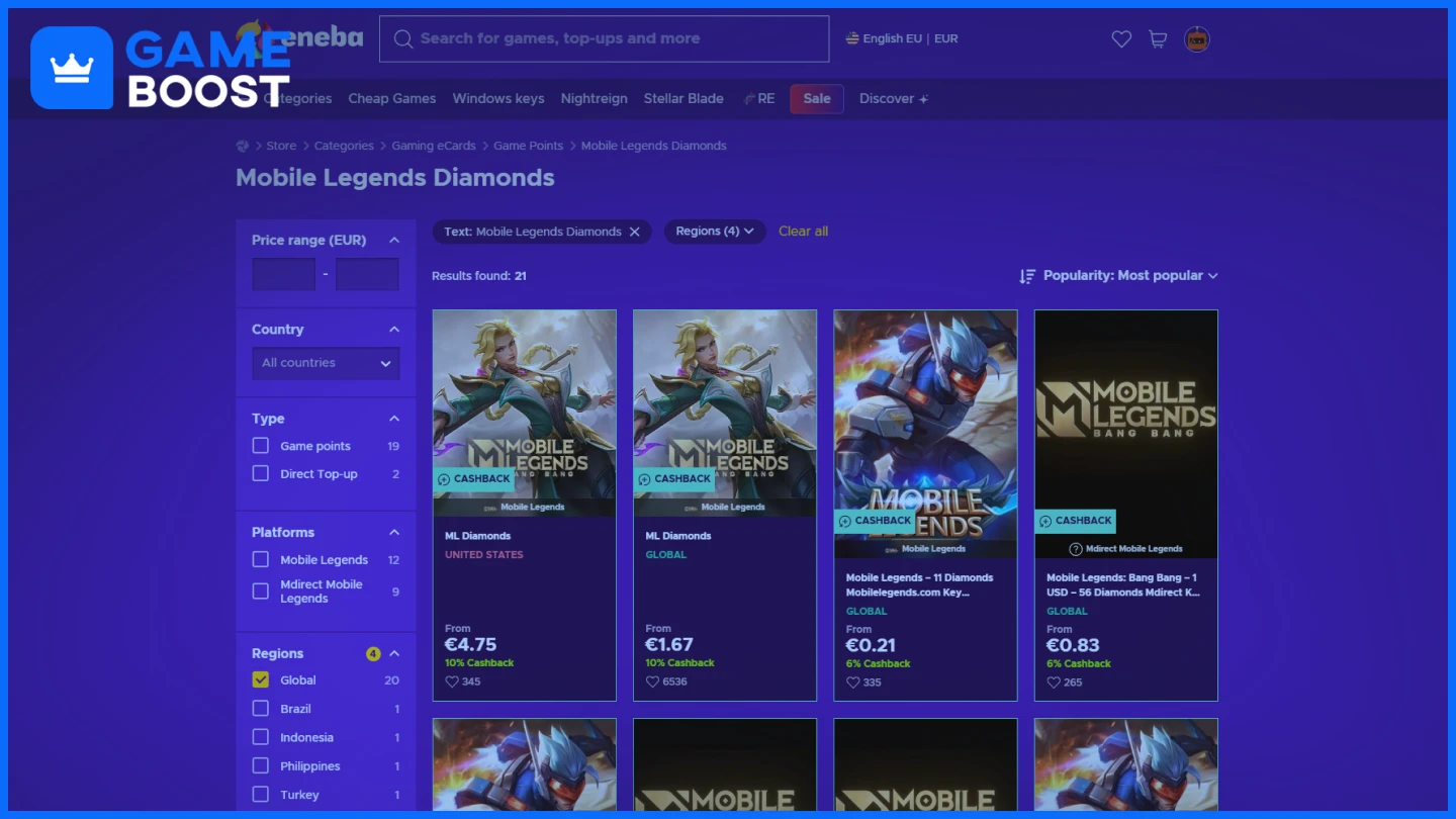 eneba mlbb diamonds