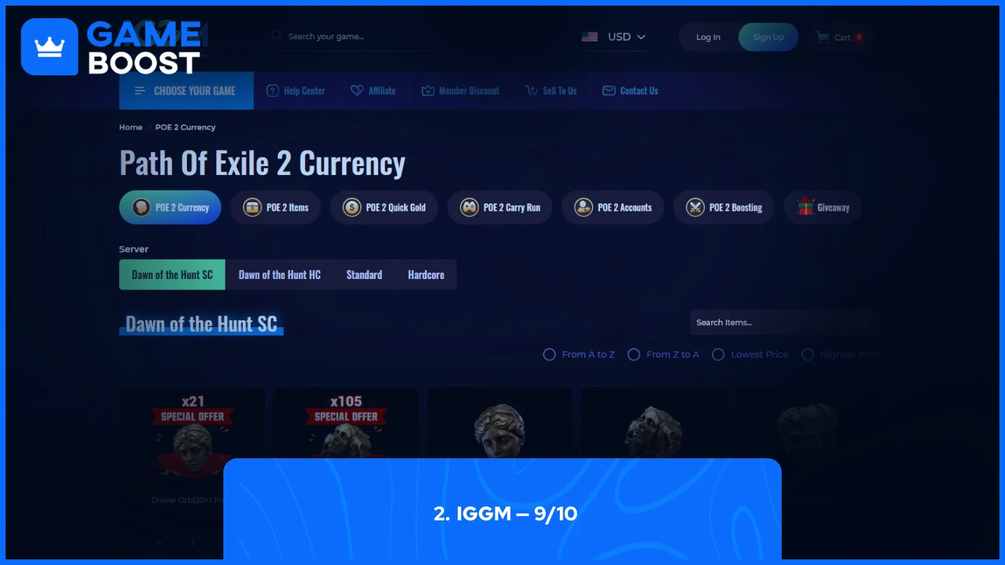 购买《流放之路2》货币的五大网站