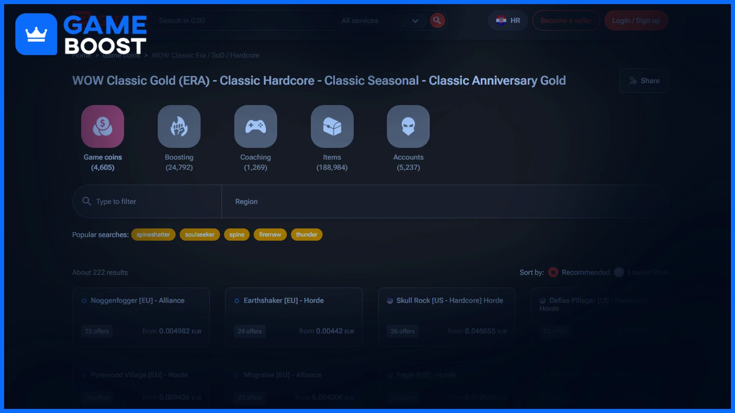 g2g classic era gold