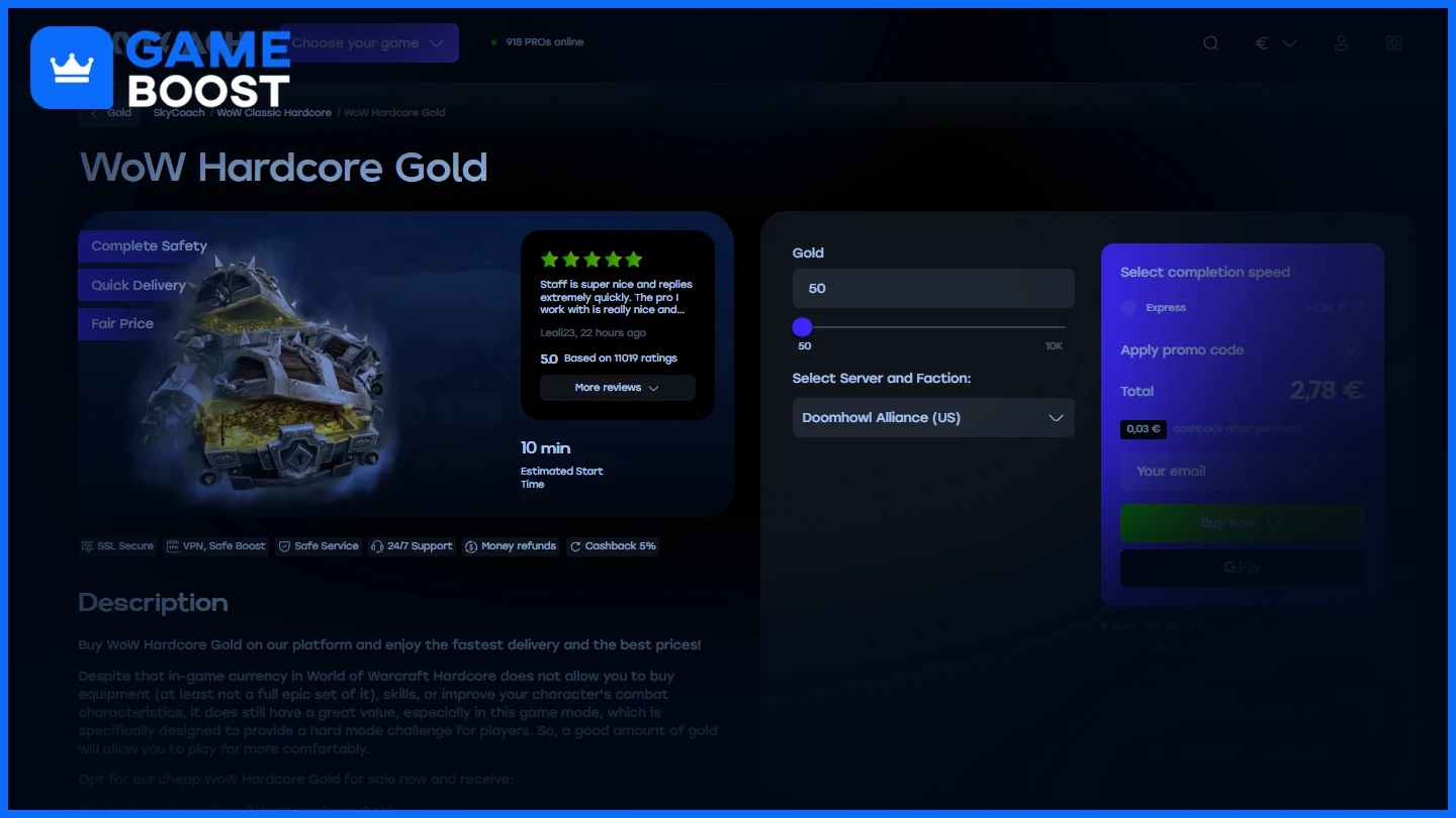 skycoach hardcore wow gold