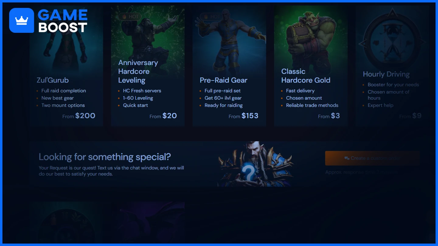 epiccarry hardcore wow gold