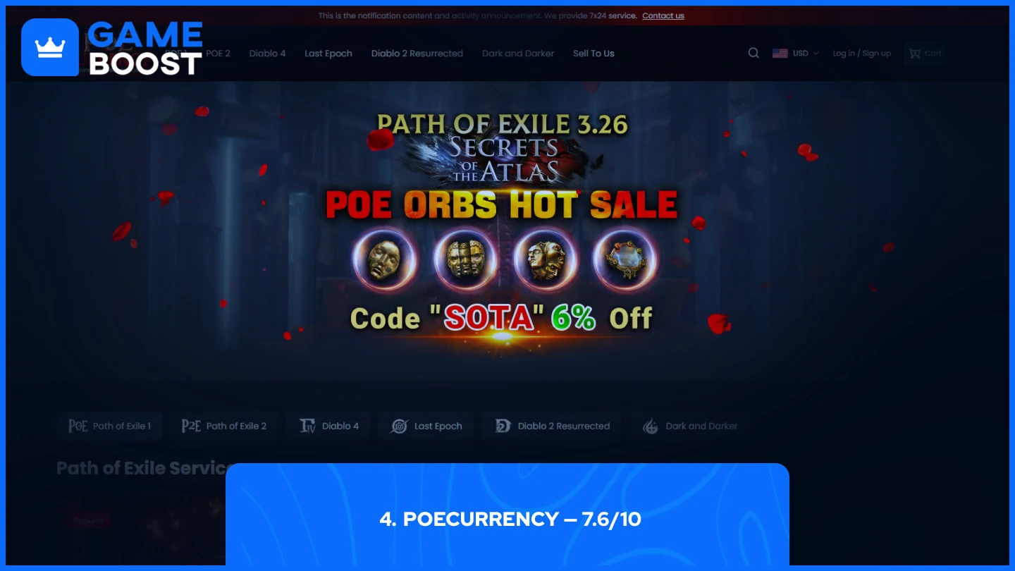 poecurrency homepage