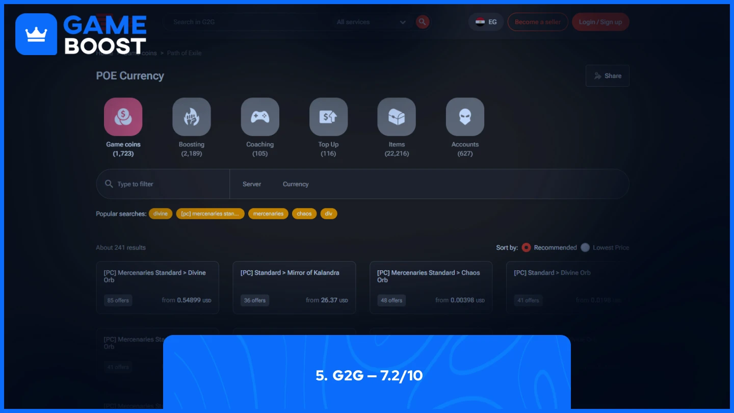 g2g homepage