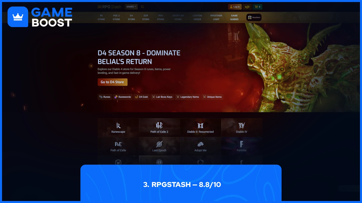 rpgstash homepage