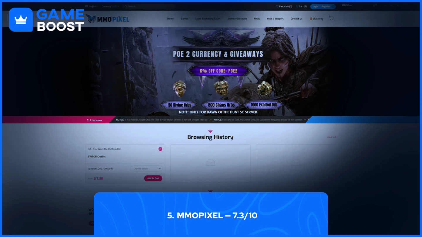 mmopixel homepage