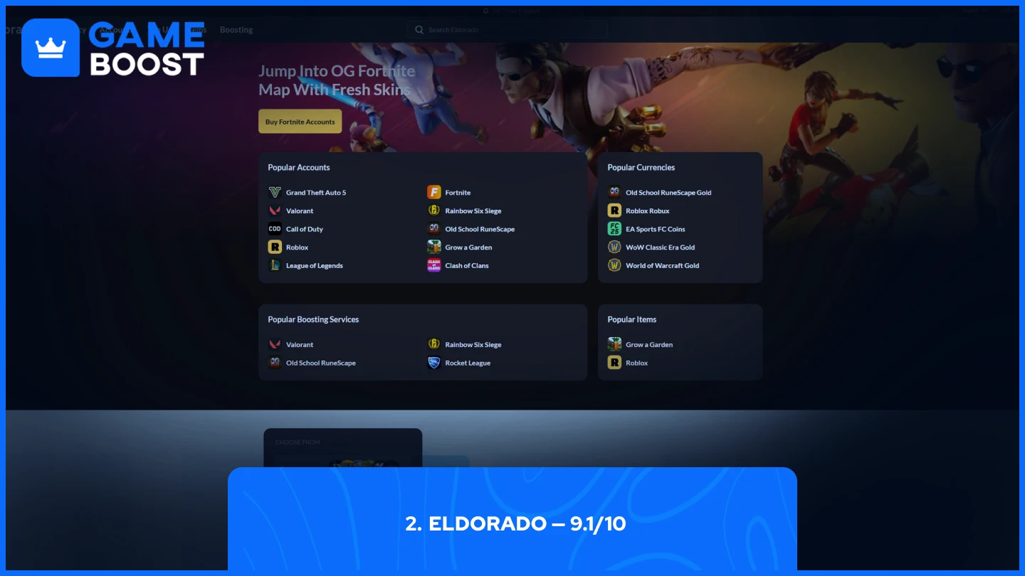 eldorado homepage