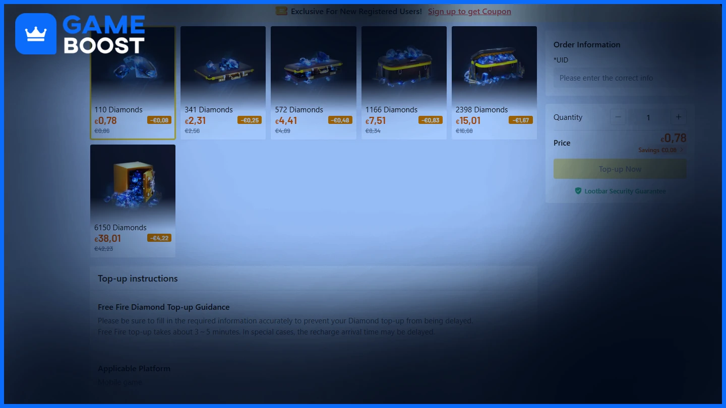 lootbar free fire diamonds