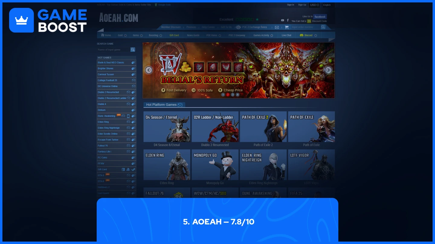 aoeah homepage