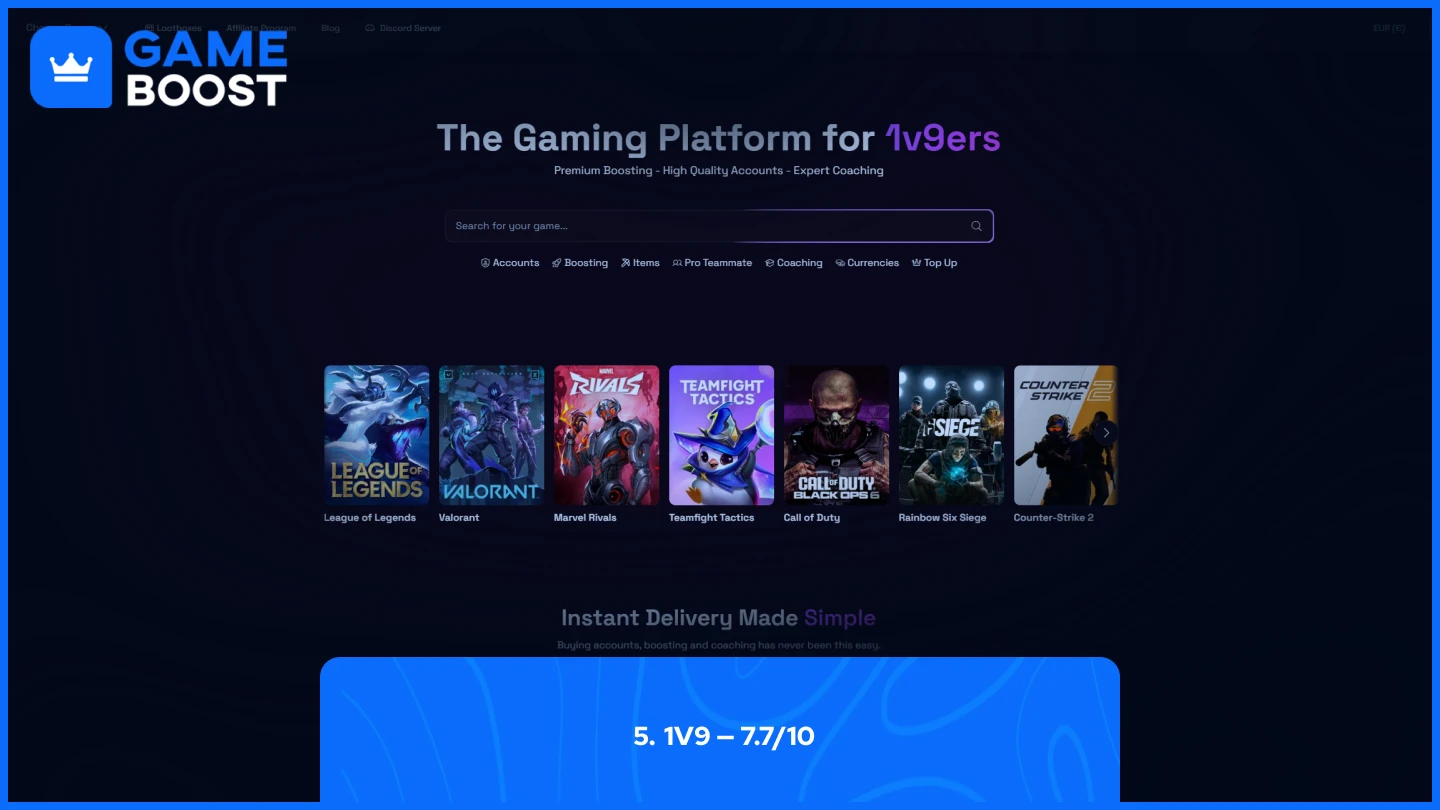 1v9 homepage