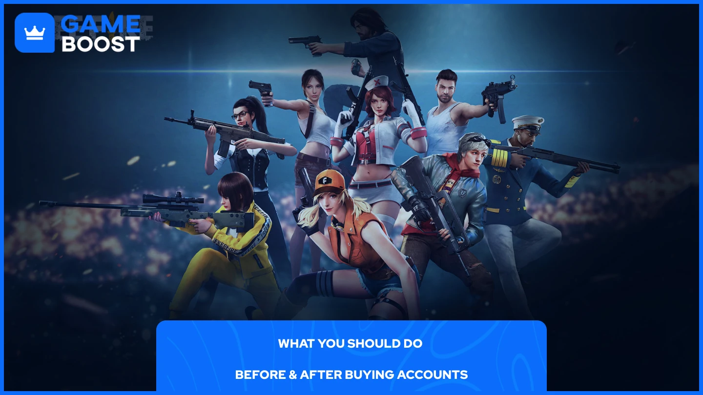 a picture of multiple free fire characters in action