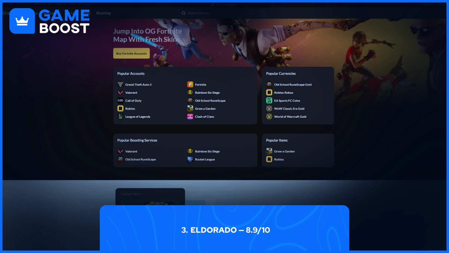 eldorado homepage
