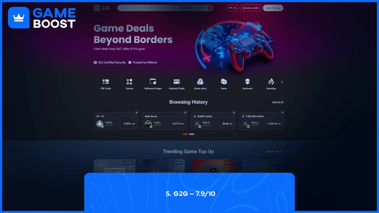 g2g homepage