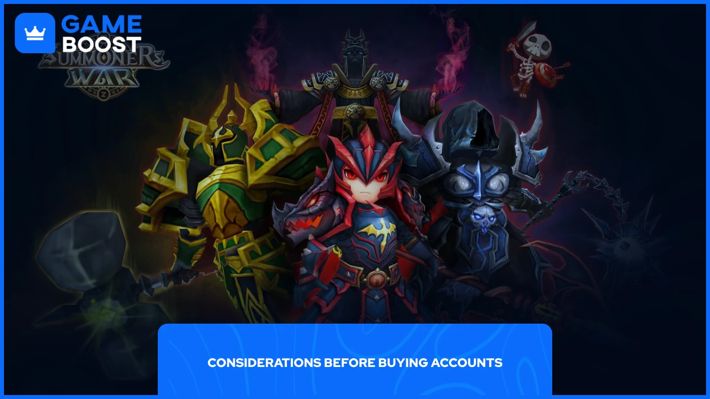 a picture of multiple Summoners War characters in action