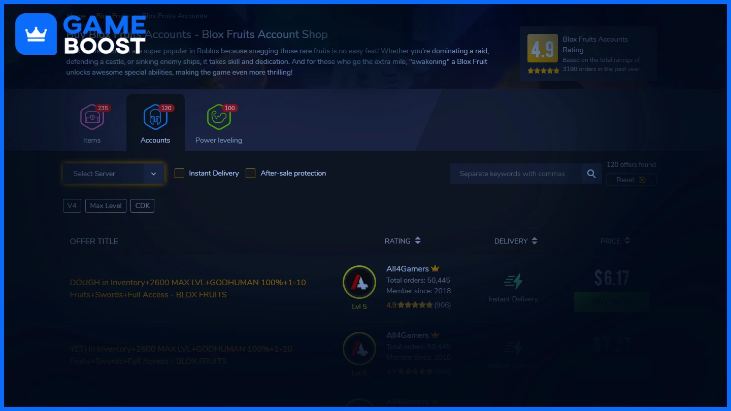 playerauctions blox fruits accounts 