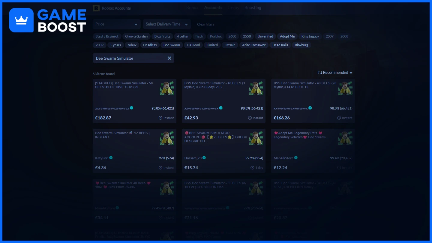 eldorado bee swarm simulator accounts 