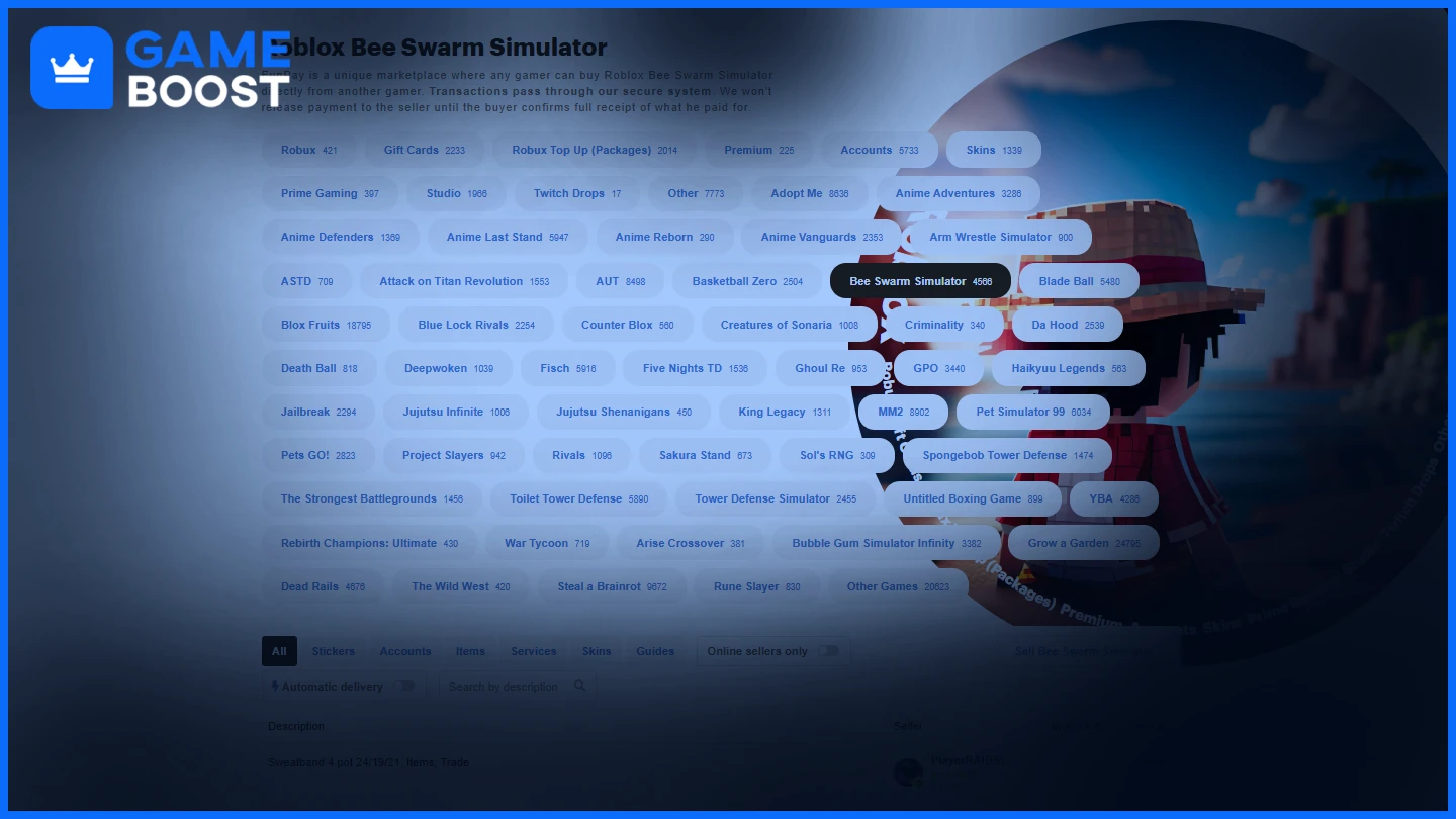 funpay bee swarm simulator