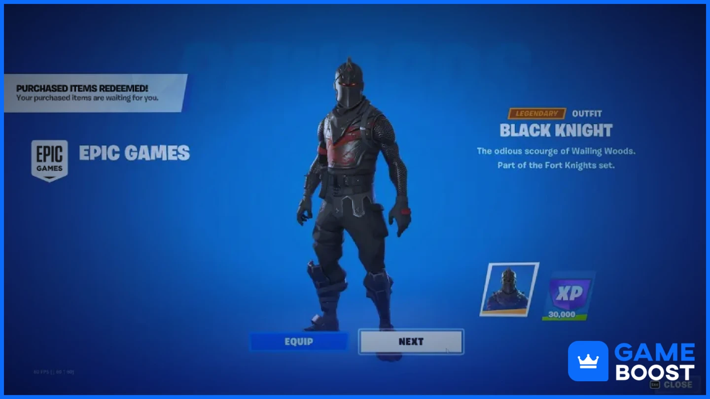 black knight fortnite