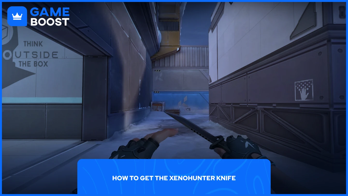 a picture of the xenohunter knife in-game model
