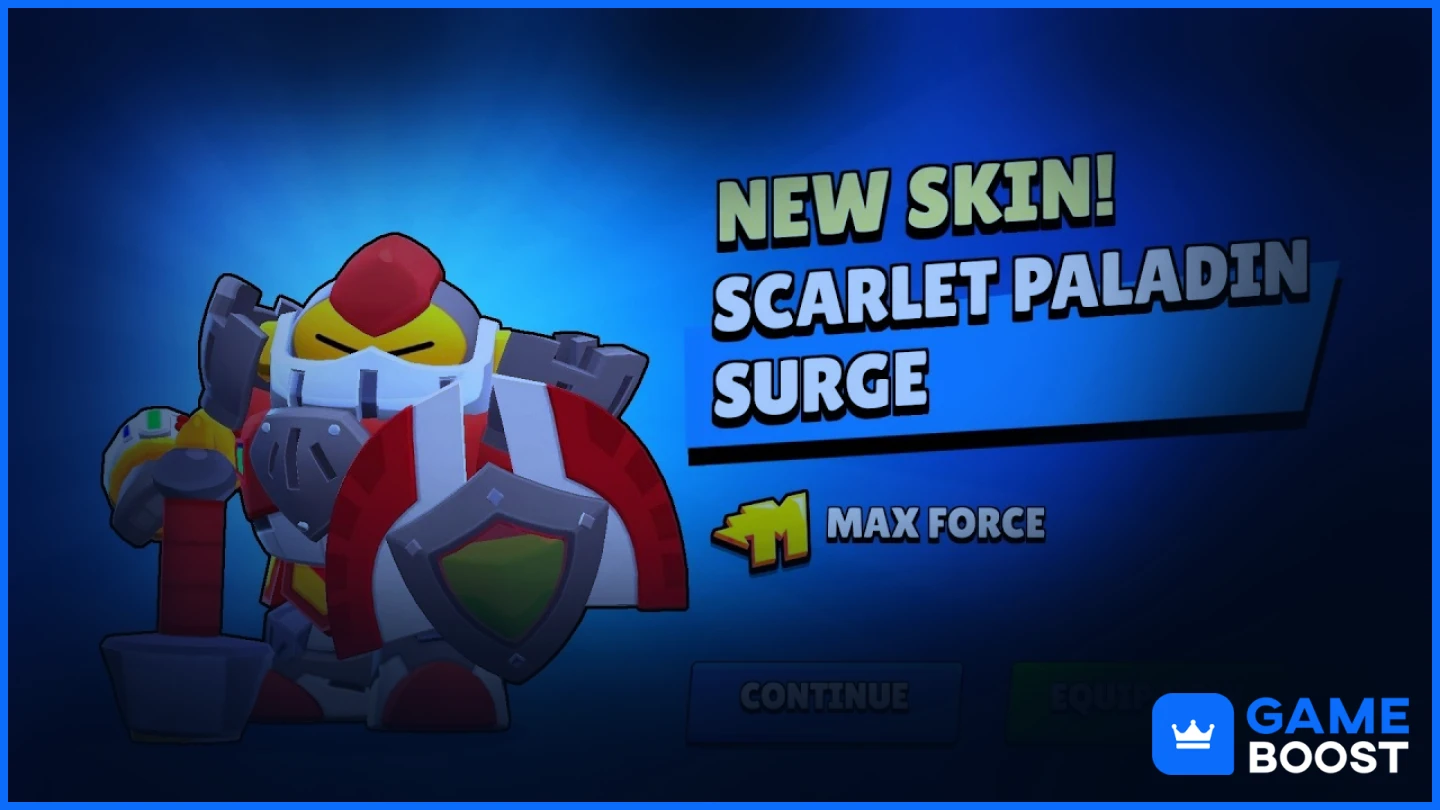 brawl stars scarlet paladin surge