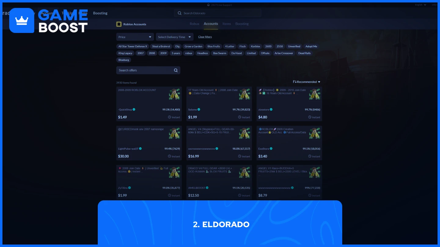 Roblox Account von Eldorado