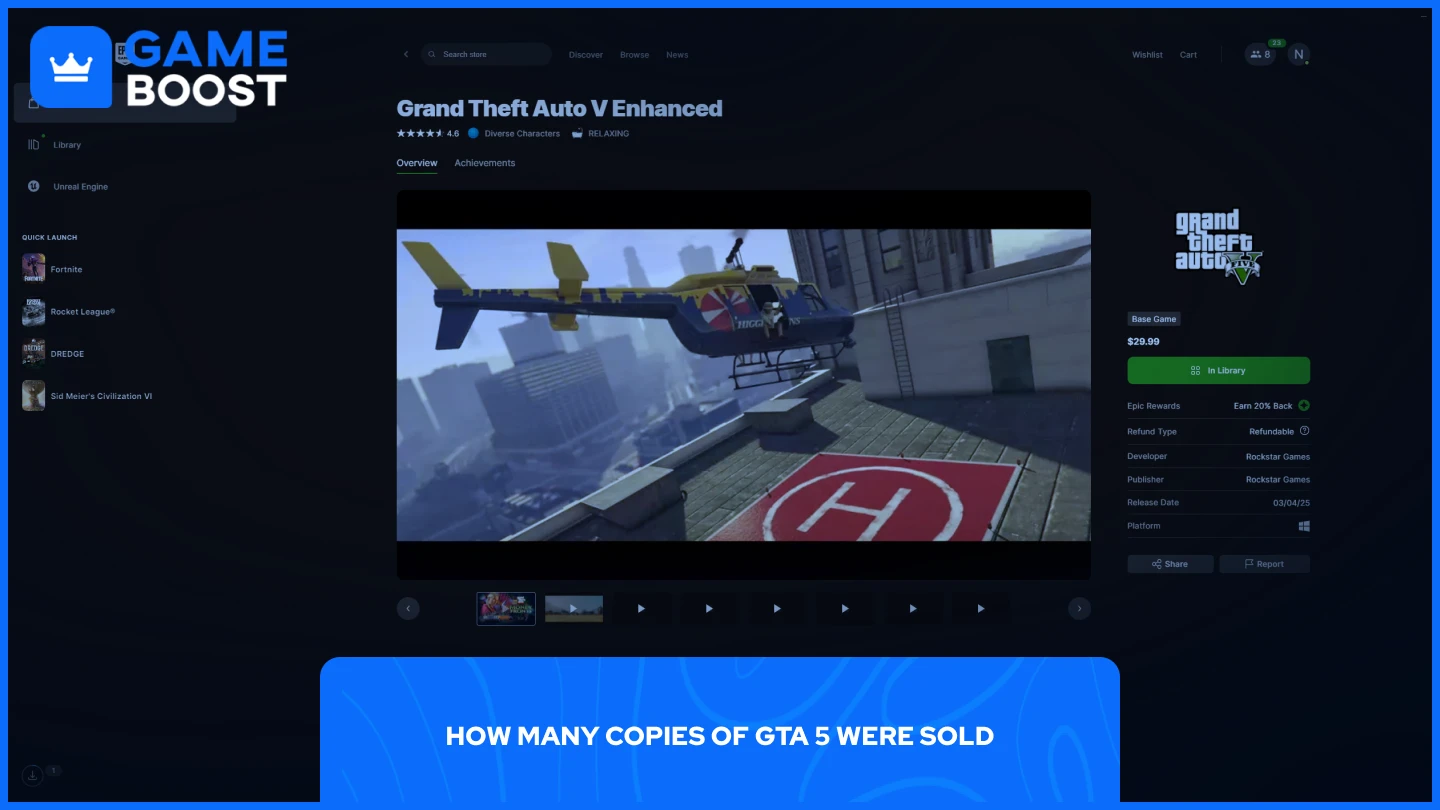 a picture of grand theft auto enhanced on epic games