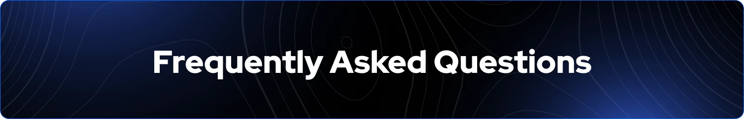 Frequently Asked Questions banner